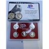 Image 2 : United State Mint Silver Quarters 2006 Proof Set & Two 1967 Nickle Half Dollars