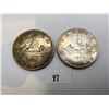 Image 1 : 1957 & 1959 Candian Silver Dollars