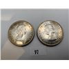 Image 2 : 1957 & 1959 Candian Silver Dollars