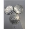 Image 1 : 1963-1965 Candian Silver Dollars
