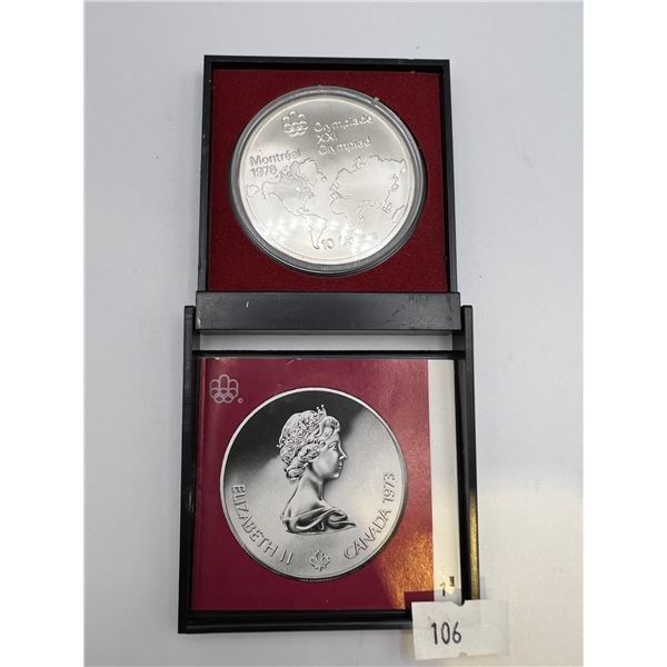 1973 Canada Silver 10 Dollar Olympic Series