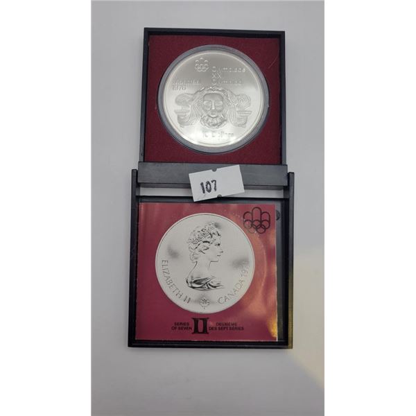 1974 Canada Silver 10 Dollar Olympic Series