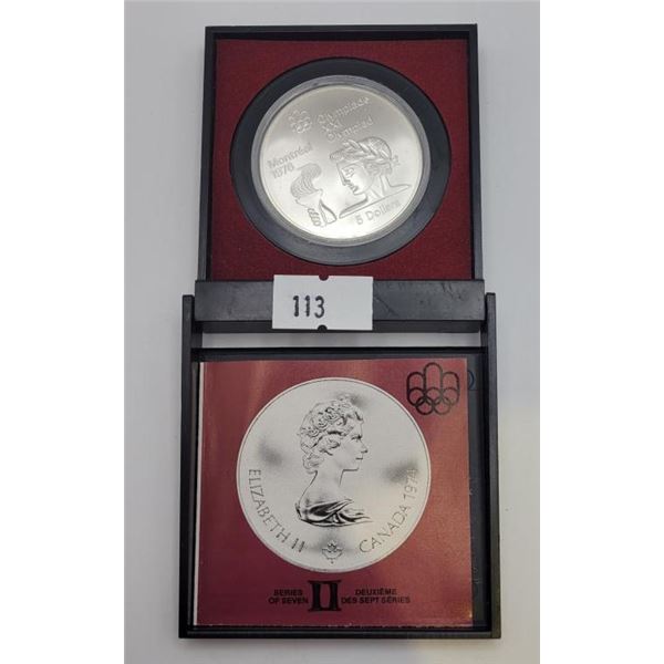 1974 Canada Silver 5 Dollar Olymic Series