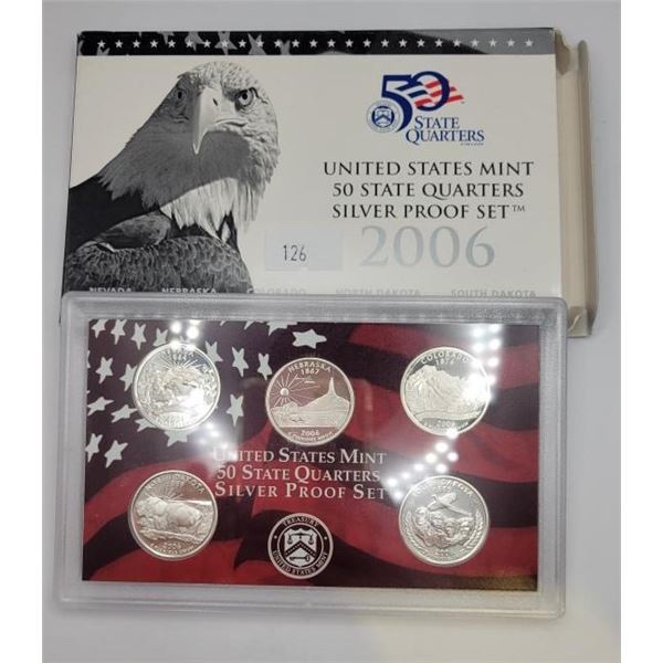 2006 USA Silver State Quarters Set