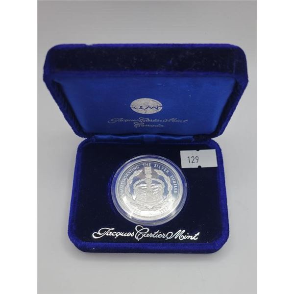 1977 Fine Silver Jubilee Medallion