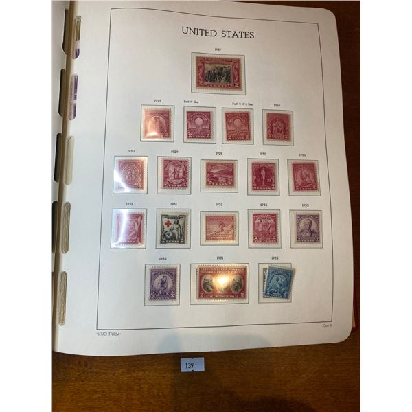 United States 2 Stamp Binder