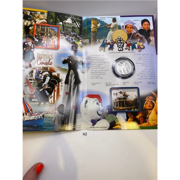 Festivals Of Canada 2002  50 Cent Sterling Silver Coin