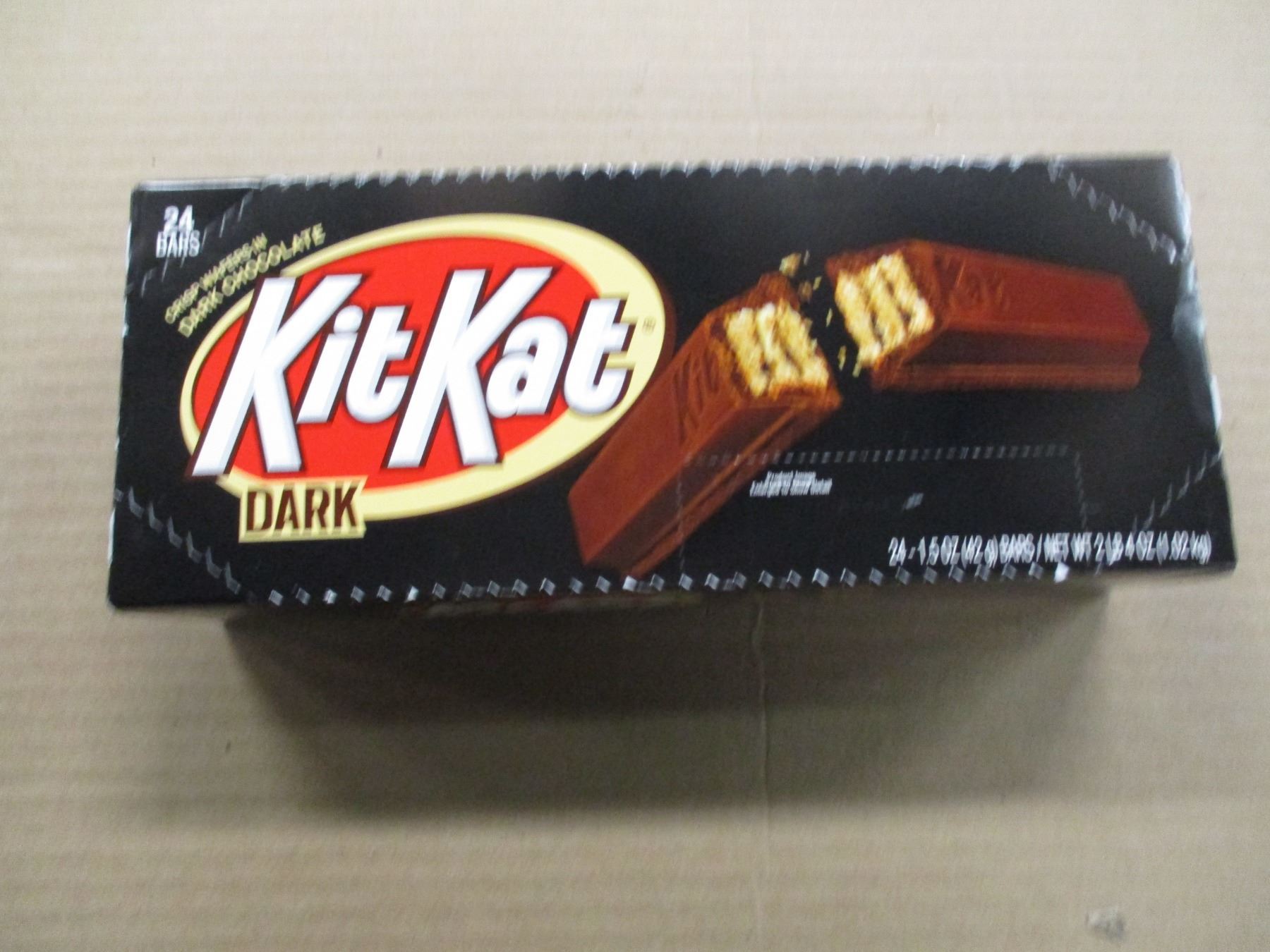 DARK CHOCOLATE KIT KAT BARS (24) PER BOX