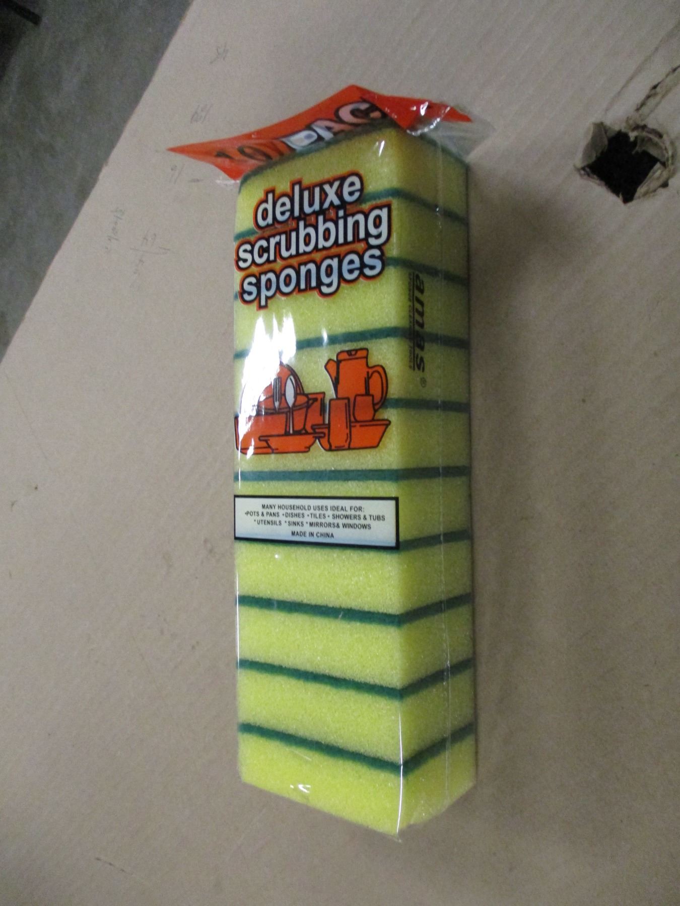 STORE CLOSE-OUT: RECTANGULAR SPONGES (10) - PER PACKAGE