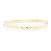 Image 2 : Silk Herringbone Chain Bracelet - 10KT Yellow Gold