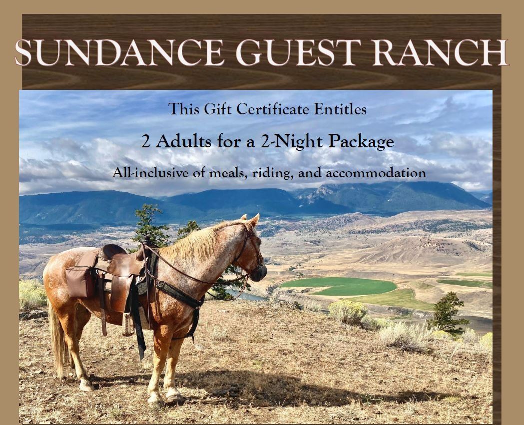 Sundance Guest Ranch - 2-night all inclusive package for 2 people
