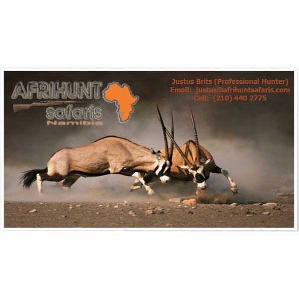 Namibia 10-day hunt with Afrihunt Safaris