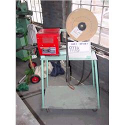 Lincoln Electric LN-7 GMA Control. 100 to 700 inches per minute wire speed. On stand with spool hold