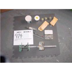 Foley Belsaw Carbide Re-tipping Station, with Flux and several carbide tips.