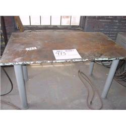 36" X 60" X 1 1/4" Thick steel welding table
