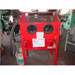 Central Pneumatic steel blaster cabinet floor model