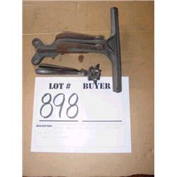 Antique Atkins-1A: Manual Saw tooth Setter and Hand Saw Vise