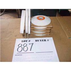 2 Carborundum Surface Grinding Wheels.