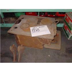 Antique Railroad Caboose stove.