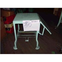 17" X 17" Tool Table on Rollers 