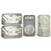 Image 1 : 4x 1oz .999 Silver Bars From Different Refiners. 4pcs. (Tax Exempt)