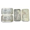 Image 2 : 4x 1oz .999 Silver Bars From Different Refiners. 4pcs. (Tax Exempt)