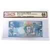 Image 1 : BC-67bA 2006 $5, Jenkins-Carney, Single Replacement, Printed 2009, AAD2893224 BCS GEM UNC66 Original