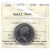 Image 1 : 25-cent 1973 Small Bust ICCS MS66