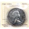 Image 1 : Silver $1 1955 ICCS MS60