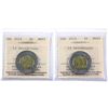 Image 1 : $2 2019 14 Serrations ICCS MS64 & MS65. 2pcs.