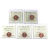 Image 1 : 1-cent 1978-1979 Varieties PCCS (Professional Coin Certification System) or ICCS Certified MS65 Red.