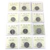 Image 1 : 25-cent 2007-2009 Olympic ICCS or PCCS (Professional Coin Certification System) Certified MS66. 12pc