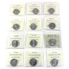 Image 2 : 25-cent 2007-2009 Olympic ICCS or PCCS (Professional Coin Certification System) Certified MS66. 12pc