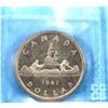 Image 2 : Silver $1 1947 Blunt 7 CCCS AU55