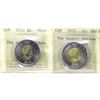Image 1 : 2022 Canada $2 The Summit Series Plain PCCS MS65 & Coloured MS63. 2pcs