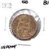 Image 1 : Great Britain 1902 1/2 Penny Brilliant Uncirculated. Golden-Red Lustre Throughout