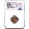 Image 1 : USA 2019-W Penny First "W" Uncirculated Cent NGC MS69 Red *First Releases*