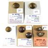 Image 1 : Lot of 5x Assorted Great Britain Buttons. Includes 2x King's Own Yorkshire Light Infantry Bugles, 2x