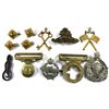 Image 1 : Lot of 11x Assorted Military Badges, Buckles, and Other Ornaments. Including 4x British Army Pips, R