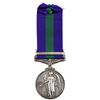 Image 1 : NAMED 1918-1962 General Service Medal with Malaya Clasp on Elizabeth II Obverse. Name 21148909 Spr. 