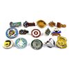 Image 1 : 15x Enameled Bowling and Curling Pins. See image for variety.