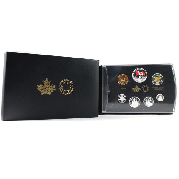 2015 Canada 50th Anniversary of the Canada Flag Fine Silver Proof Set with Coloured