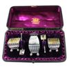 Image 1 : VINTAGE! 1884 Birmingham, England 'Martin & Co' 5-piece Sterling Silver Condiment Set
