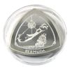 Image 2 : 1996 Bermuda Triangle $9 5oz .999 Fine Silver Triangular Shaped Coin in Original