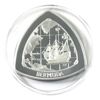 Image 2 : 1998 Bermuda Triangle $9 5oz .999 Fine Silver Triangular Shaped Coin in Original