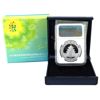 Image 2 : 2014 China 1oz Qingdao Internationorticultural Exposition Fine Silver Panda NGC MS70 (Tax Exempt)