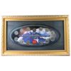 Image 1 : *2000 Canada 13-coin Millennium Oval Holder Set Encased in Beautiful Wooden Frame
