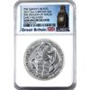 Image 1 : 2017 Great Britain 2oz Queen's Beasts - Red Dragon of Wales NGC Certified Gem Uncirculat