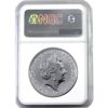 Image 2 : 2019 Great Britain 2oz Queen's Beasts - Falcon of the Plantagenets NGC Certified MS70 (Tax Exempt)