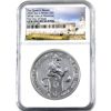 Image 1 : 2020 Great Britain 2oz Queen's Beasts - White Lion of Mortimer NGC Certified Gem 